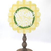 Welcome Baby Topper