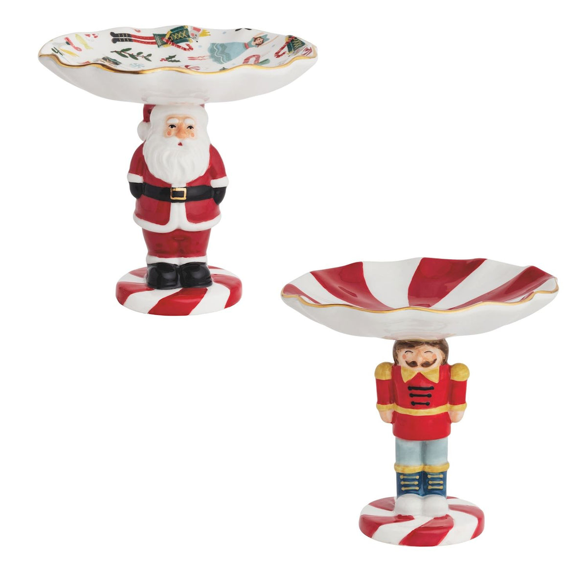 Christmas Pedestal Candy Dish