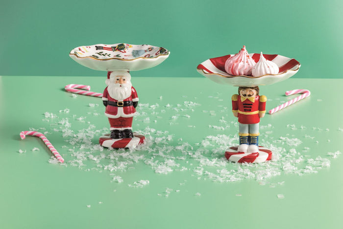 Christmas Pedestal Candy Dish