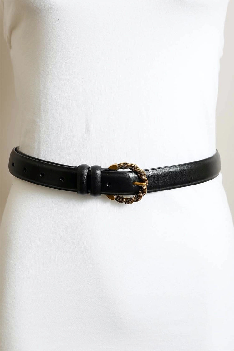 Twisted Buckle Belt