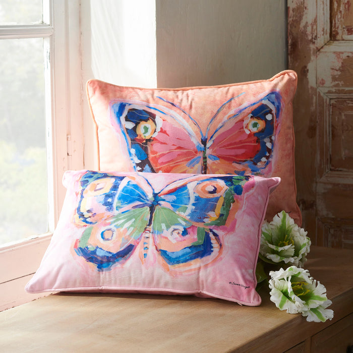 Springtime Flutter Pillow