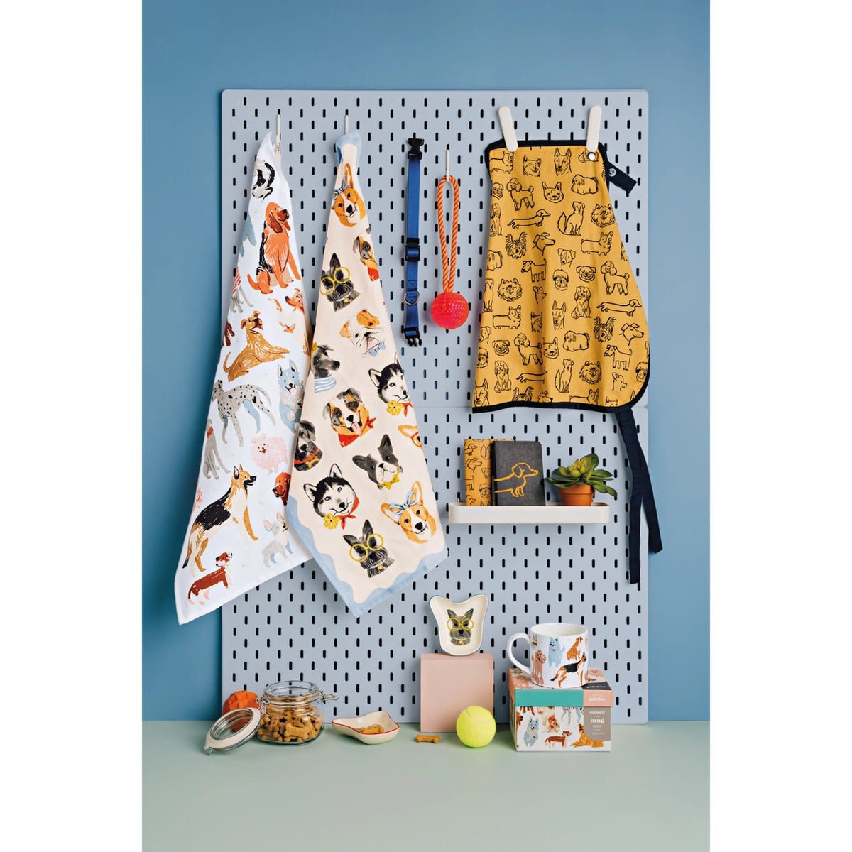 Uptown Dogs Dish Towel