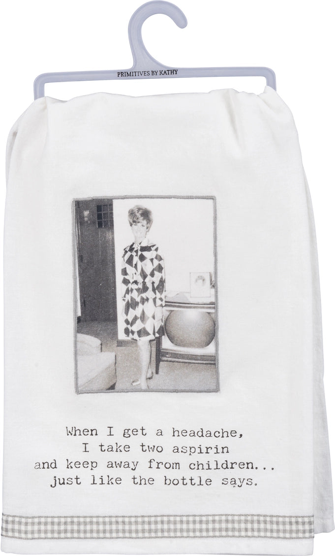 Keep Away from Children Kitchen Towel