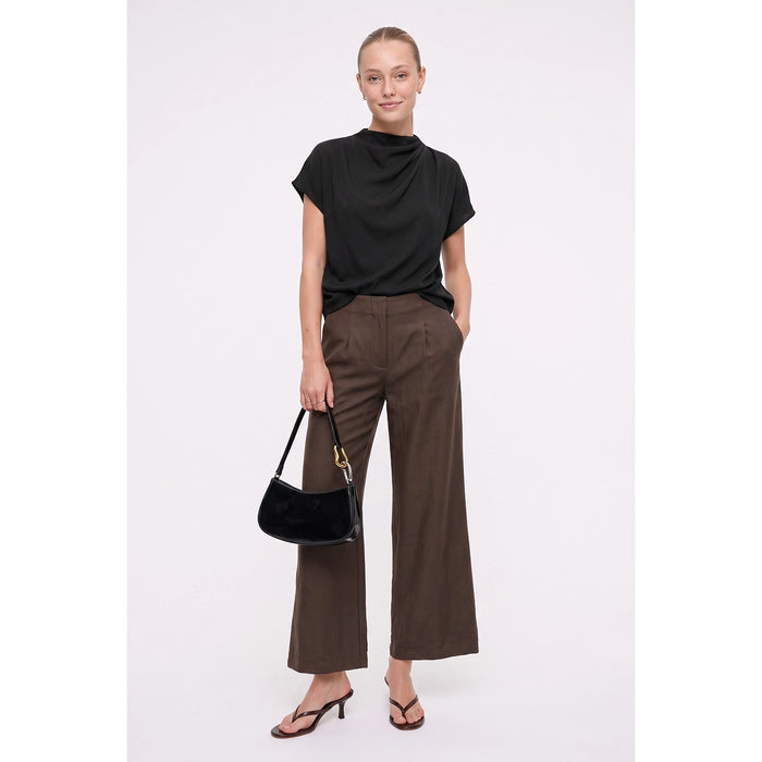 Tailored Wide Leg Flared Pants