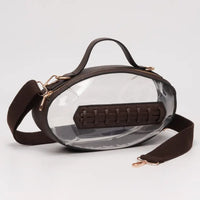 Football Clear Crossbody Bag