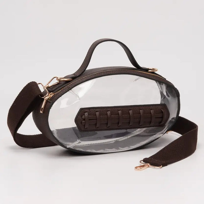 Football Clear Crossbody Bag