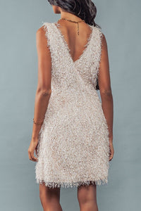 Shaggy Eyelash Mini Dress