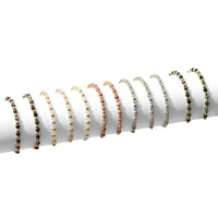 Stretch Stone & Bead Bracelet