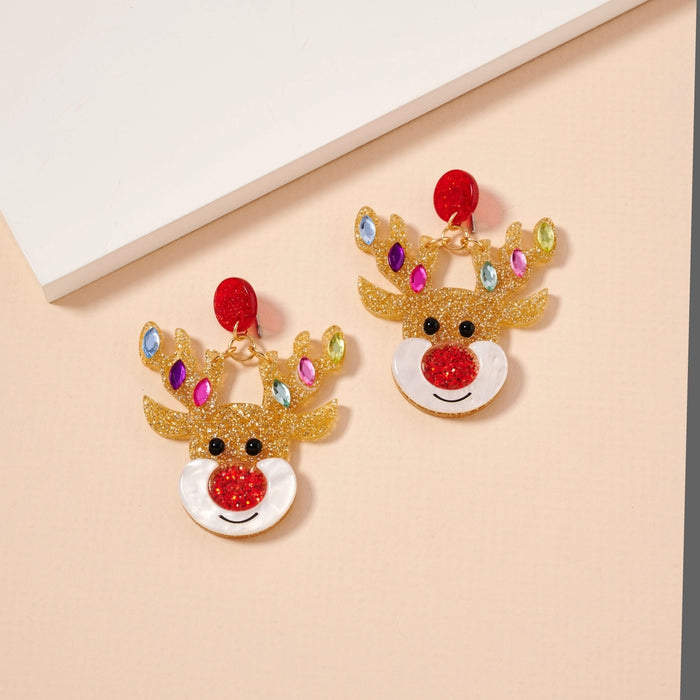 Christmas Rudolph Earrings
