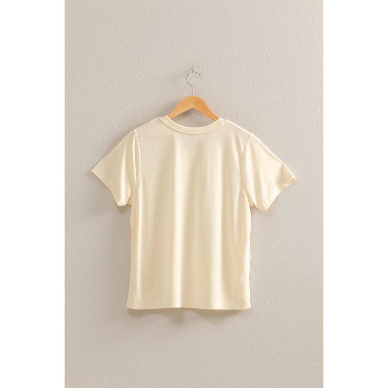 Round Neck Basic Tee