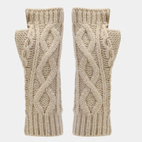 Fingerless Knit Gloves
