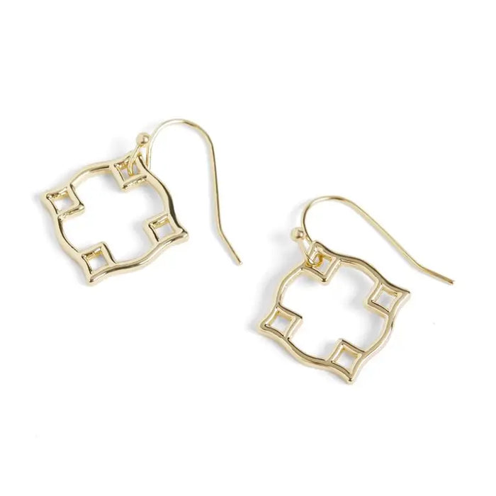 Pointed Circle Earrings