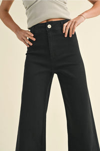 Wide Leg Denim Pants