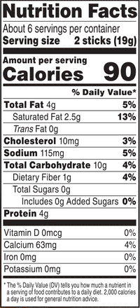 Cheddar Asiago Cheese Sticks