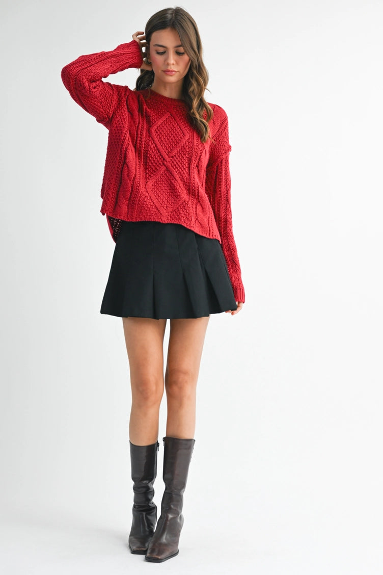 Adela Cable Knit Sweater