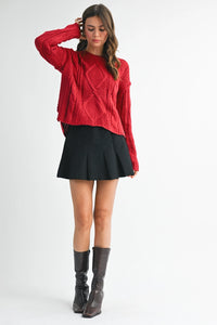 Adela Cable Knit Sweater