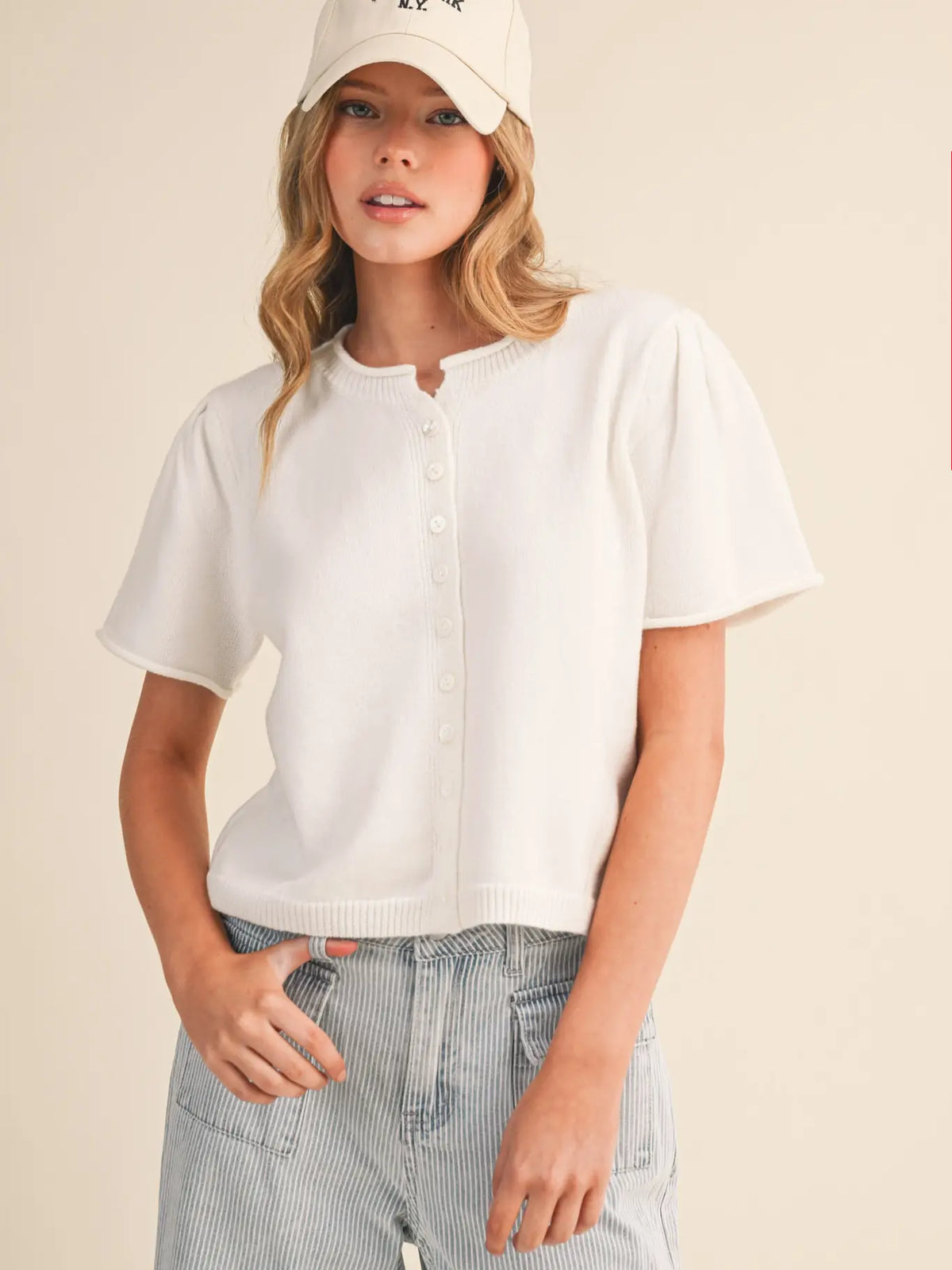 Short Sleeve Cardigan