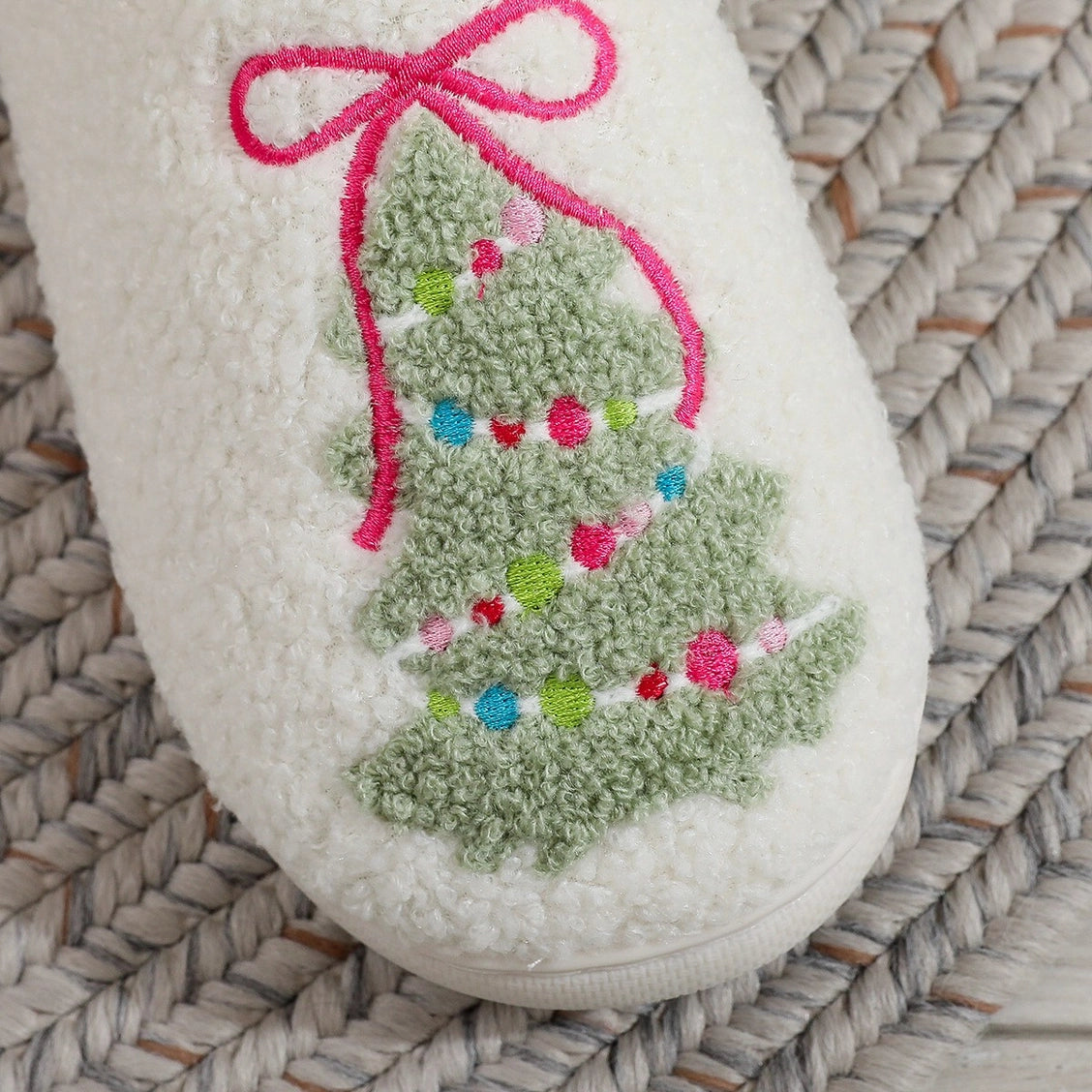 Christmas Tree Slippers