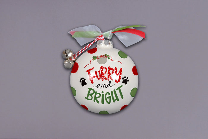 Furry and Bright Ornament