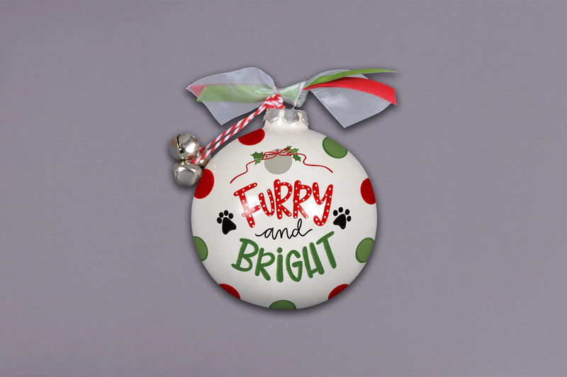 Furry and Bright Ornament