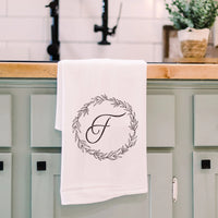 Monogrammed Tea Towel