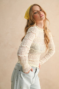 Lace Textured Blouse