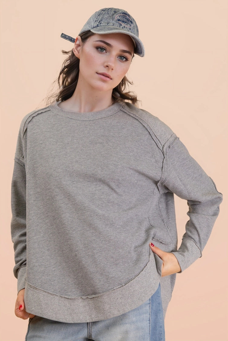 Elbow Patch Knit Top