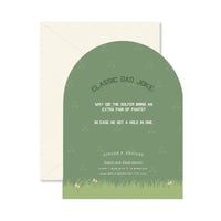 Fore Dad Father's Day Greeting Card