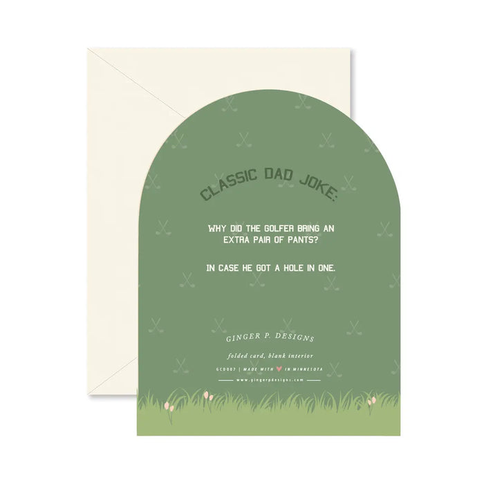 Fore Dad Father's Day Greeting Card