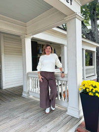 Corduroy Wide Leg Pants