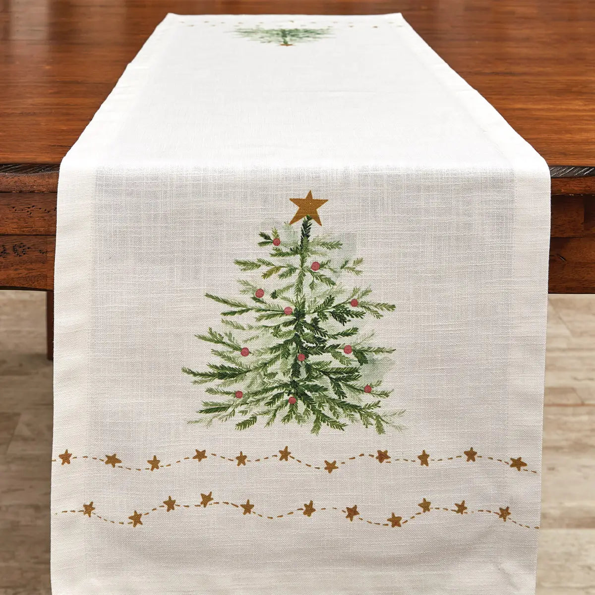 Rustic Christmas Table Runner