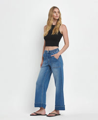 Double Cuff Baggy Jeans