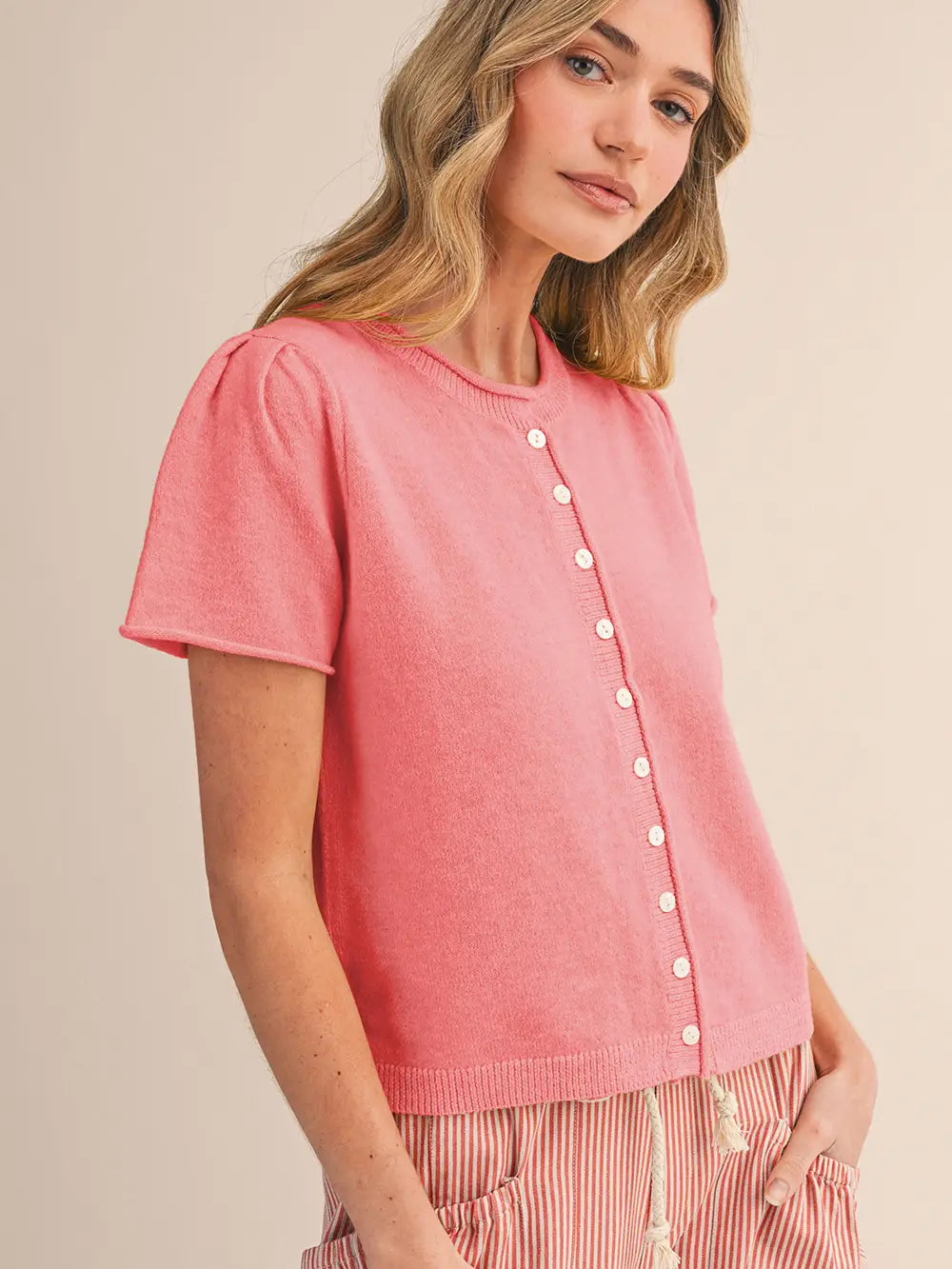 Short Sleeve Cardigan
