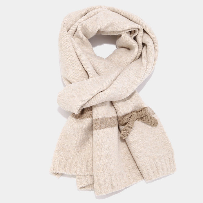 Colorblock Bow Scarf