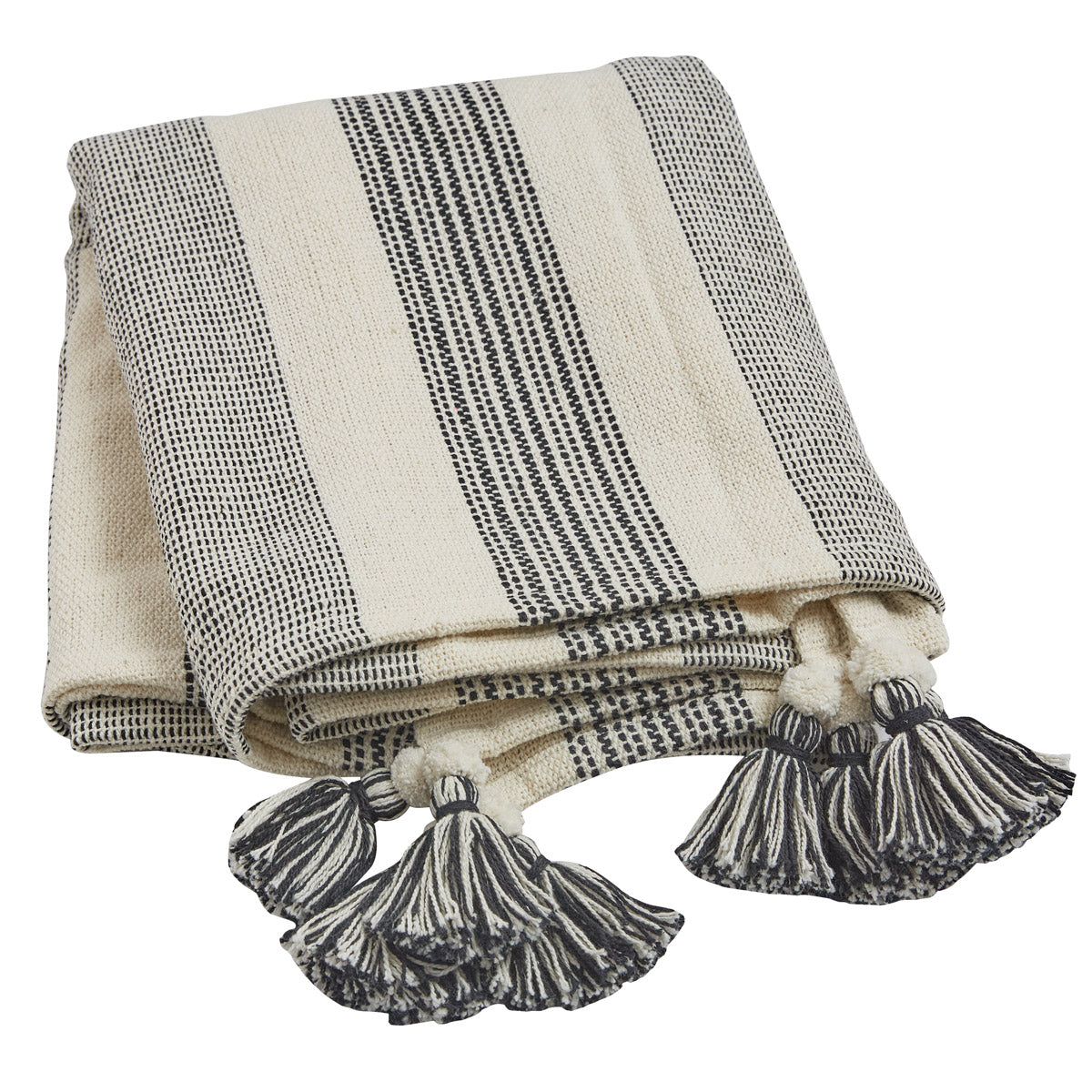 Raven Stripe Throw
