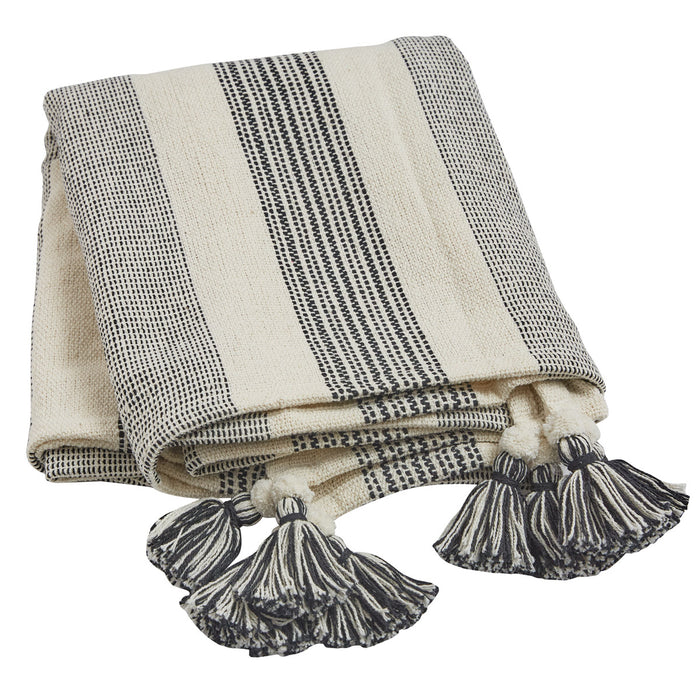 Raven Stripe Throw
