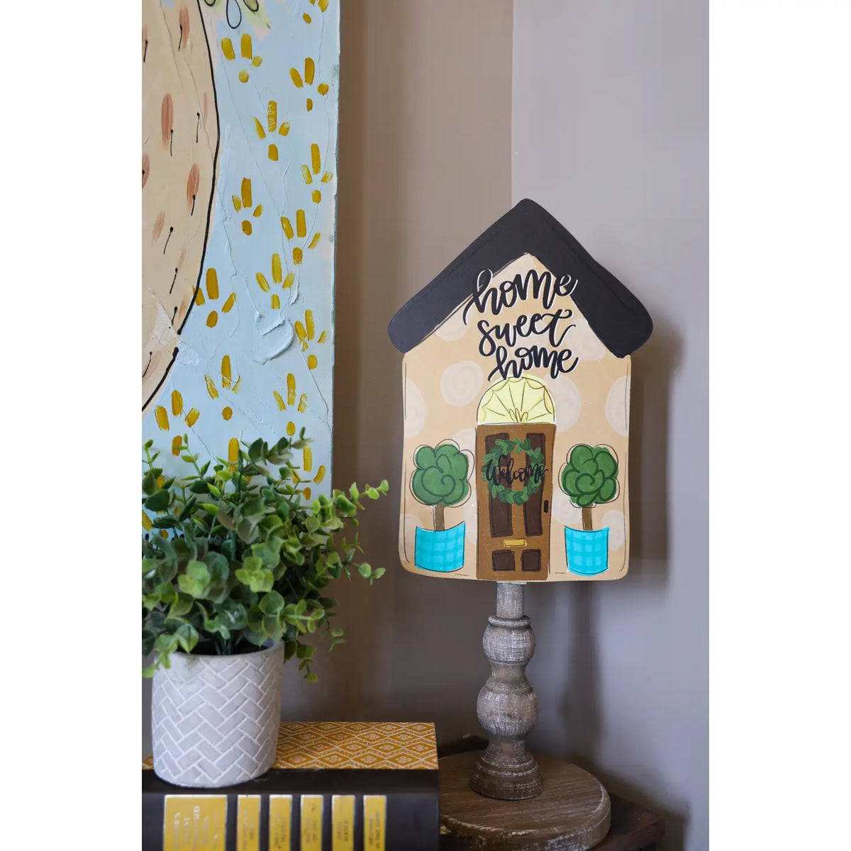 Home Sweet Home Shaped Topper