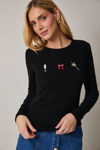 New Years Graphic Top