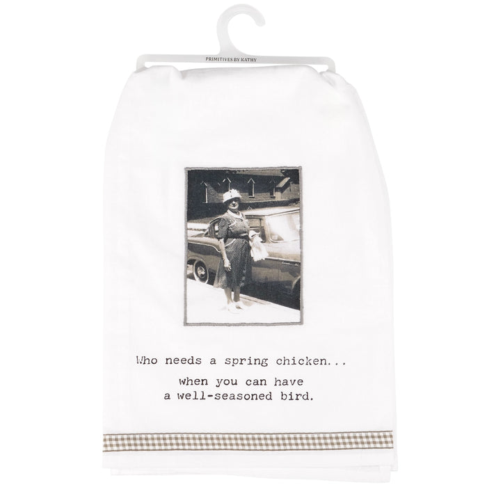 Spring Chicken Kitchen Towel