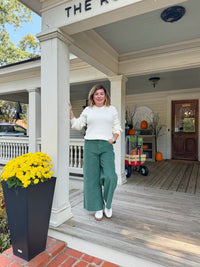 Corduroy Wide Leg Pants