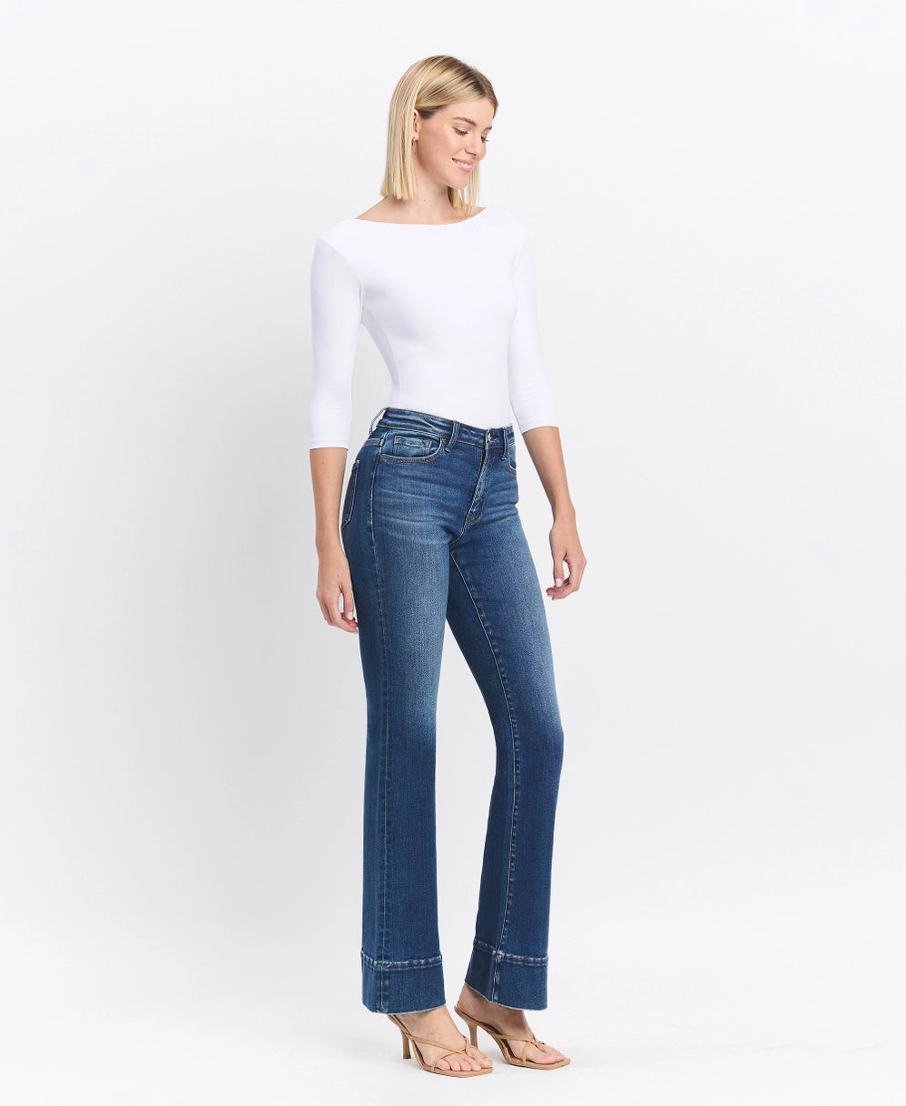 Trouser Hem Bootcut Jeans