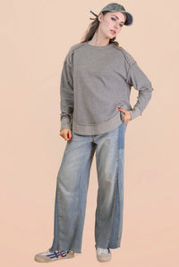 Elbow Patch Knit Top