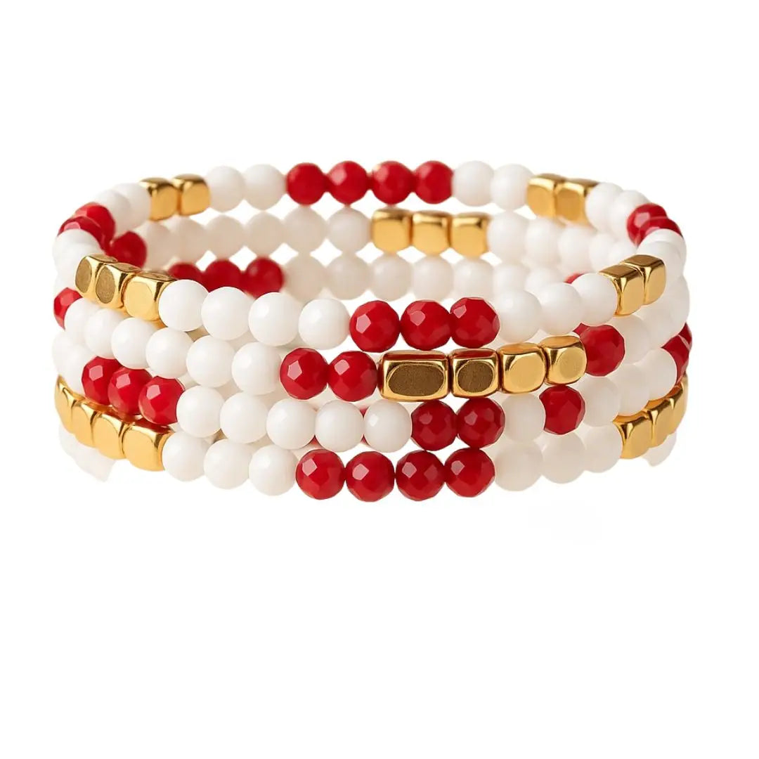 Game Day Beaded Bracelet