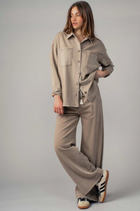 Western Relaxed Denim Top