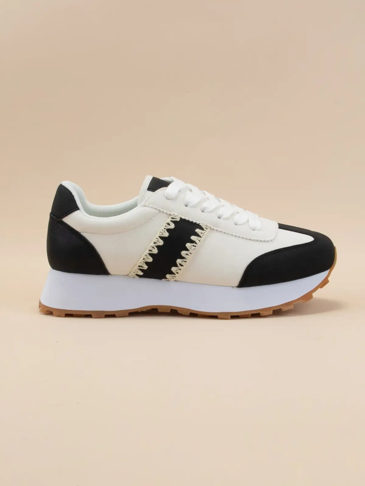 Stitched Edge Lightweight Sneakers