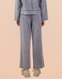 Mineral Washed Wide Leg Pants