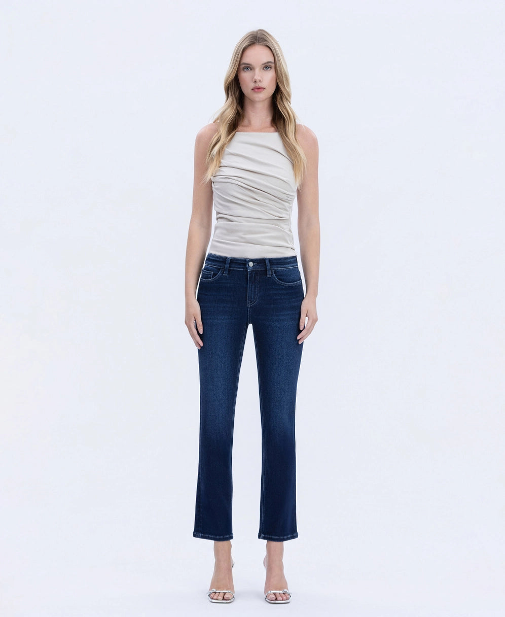Ankle Slim Straight Jeans