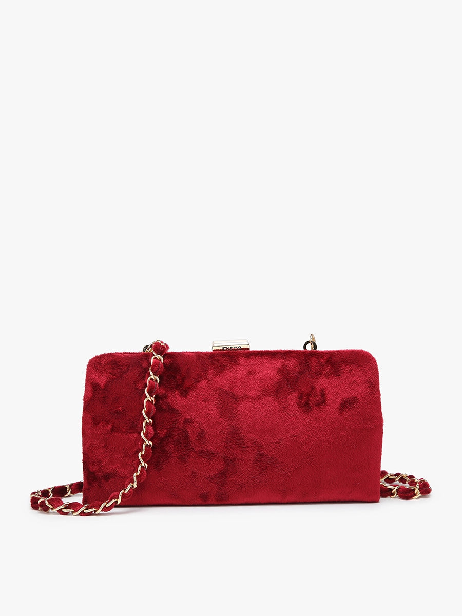 Sue Velvet Wallet Crossbody