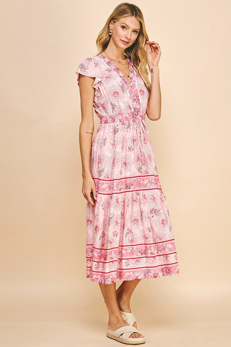 Floral Tiered Maxi Dress