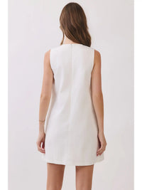 Floral Appliqué Shift Dress